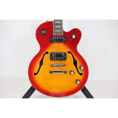 Epiphone セミアコ Alleykat エレキギター Epiphone Alleykat Transparent Black – Chicago Music Exchange