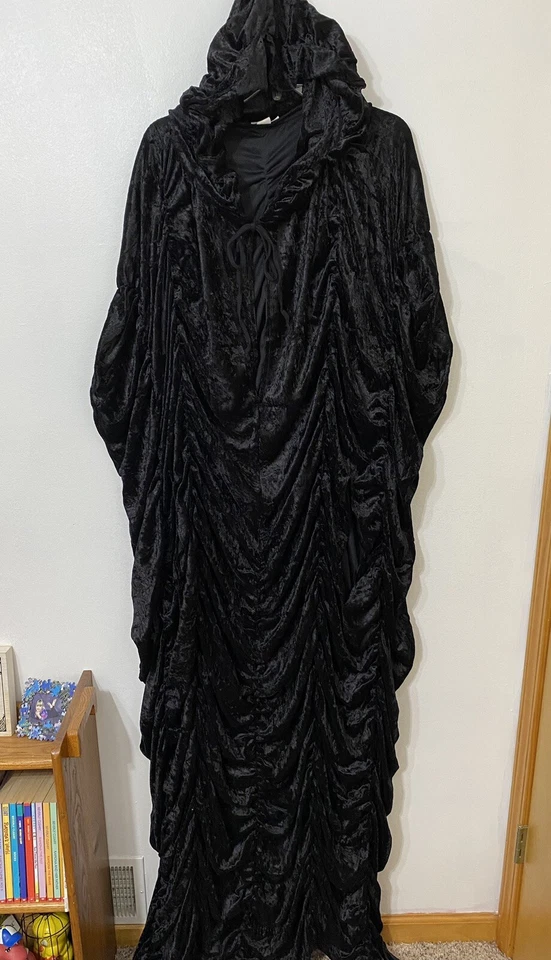 De colección Capa con Capucha Bata de Halloween Manga Larga Mago Hechicero Segador Foto 3 de 4