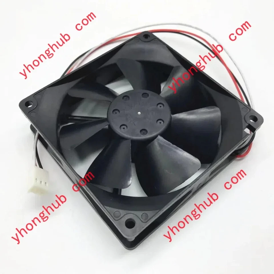 NMB-MAT 3610KL-04W-B29 S51 DC 12V 0.12A 90X90X25mm 3-Wire Server Cooling Fan - Image 2 of 4