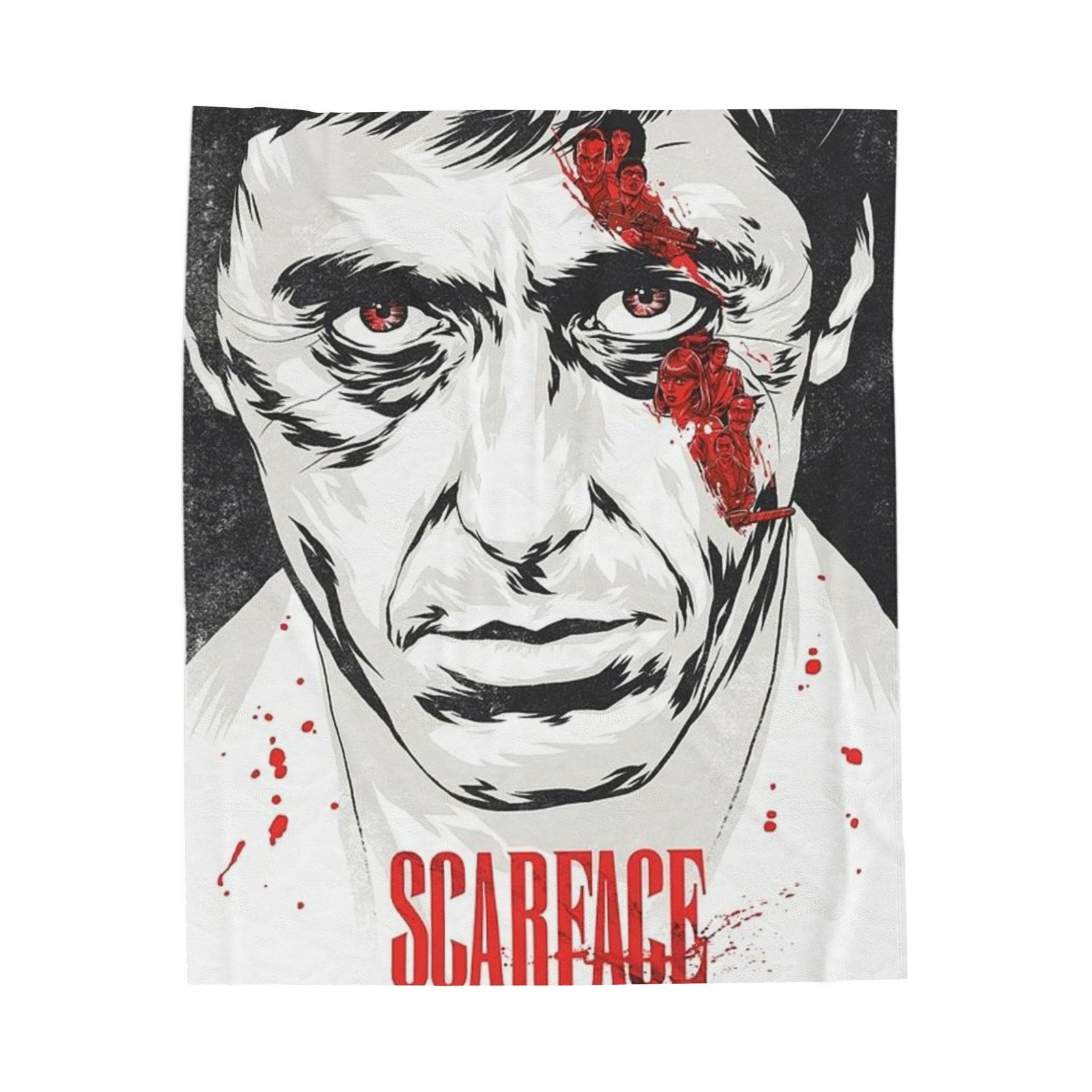ScarFace Soft Throw Plush Blanket