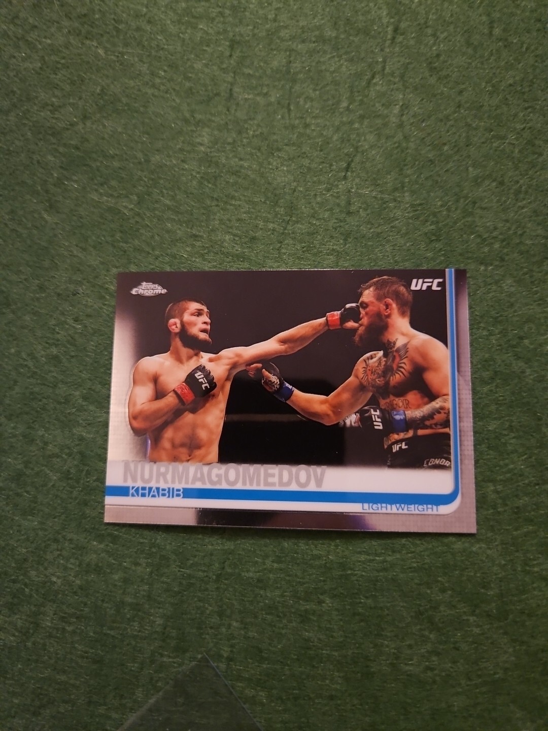 2019 Topps Chrome UFC KHABIB NURMAGOMEDOV vs MCGREGOR 🥊🔥🔥🔥