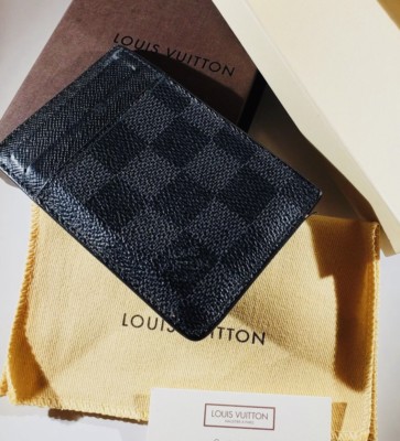 LOUIS VUITTON Damier Graphite Neo Porte Cartes Card Holder $290 | eBay