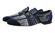 PRADA Knit JACQUARD MOULINE Loafer Dress Shoes - 2DG098 - NEW -  US 11 EU 44