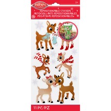 Scrapbooking Crafts Stickers Jolees Christmas Rudolph Clarice Repositionable