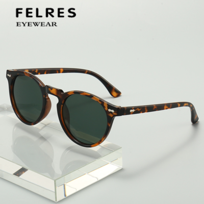 Men Women Round Retro Polarized Sunglasses Outdoor Driving  display picture 1