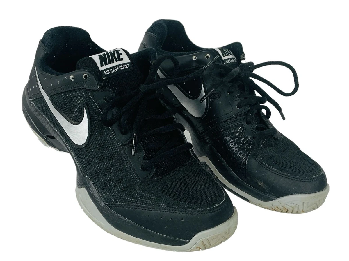 NIKE AIR CAGE COURT 549890 003 MEN S SZ 8 SNEAKERS SHOES BLACK