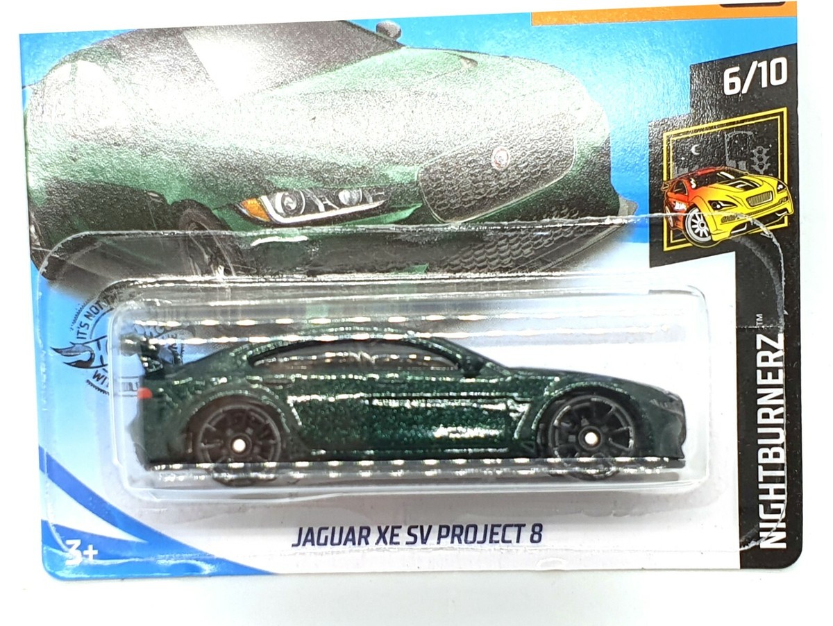 Hot Wheels Jaguar XE SV Project 8 Nightburnerz Kids Diecast Model