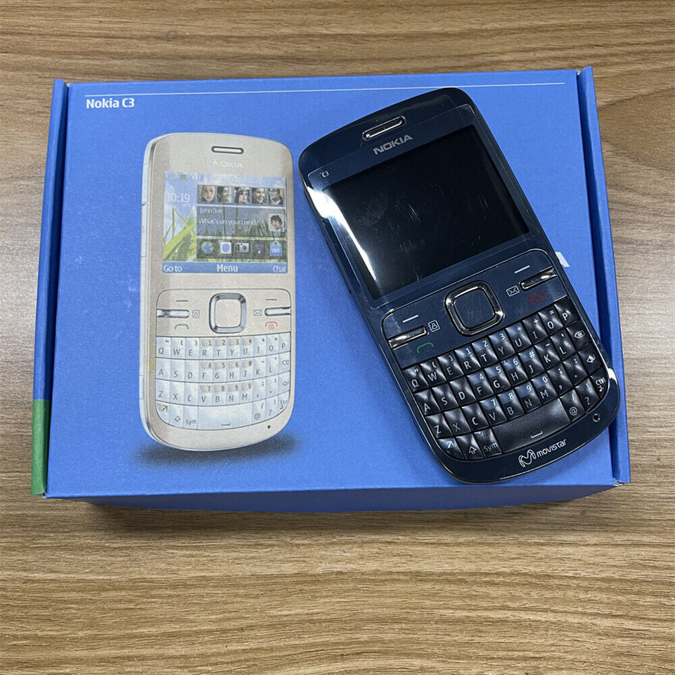 Original Nokia C Series C3-00 Bluetooth FM JAVA 2MP Unlocked WIFI ...