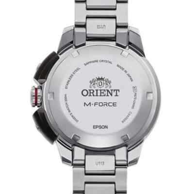 Orient Sports Rn-ac0l01b M-force Diver Mechanical Watch 70th