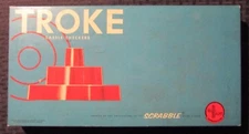 1961 TROKE Castle Checkers FVF/FN Complete Scrabble / Selchow & Righter