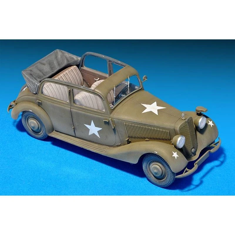 Modellino MB Tipo 170v Cabrio Saloon MiniArt 35103 1:3 5 - Immagine 3 di 4