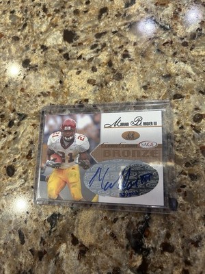 2005 Sage Bronze /500 Marion Barber Autograph RC Auto Cowboys