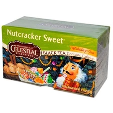 Celestial Seasonings Black Tea, Nutcracker Sweet,1.4 Ounce 20 Count 