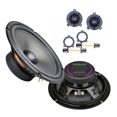 Ground Zero 20cm Front Auto Lautsprecher Kompo für SEAT Tarraco ab 2018