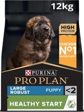 PRO PLAN® Large Robust Puppy Healthy Start Dry Dog Food with Chicken 12kg 4.31 per kilo