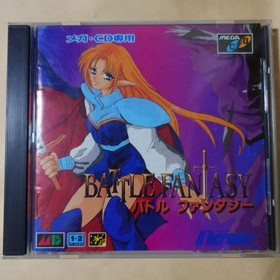 BATTLE FANTASY Mega CD T-22044 1989 NTSC-J SEGA Role-play RPG Role-play USED