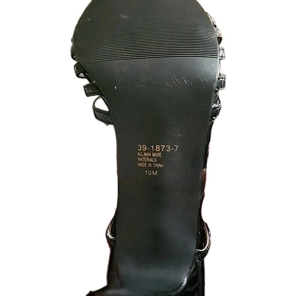 Mujer Vintage Bijou New York Talla 10M Tirantes 3.5" Tacón Foto 4 de 4