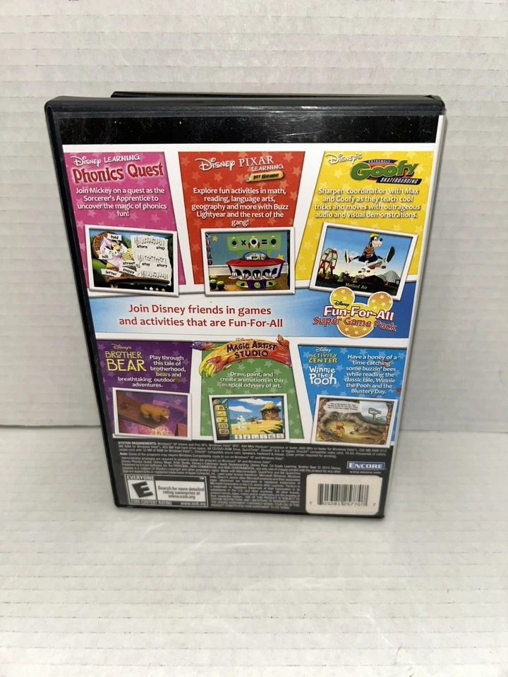 Disney Fun For All Super Game Pack Educational 5 CD Missing Disc 2 for PC - Image 3 of 4