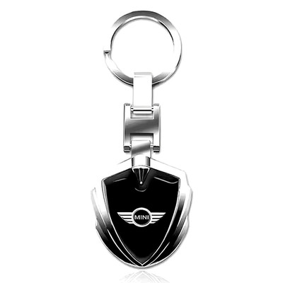 Eleganter Mini Cooper Metall Auto Schlüsselanhänger in 3D Optik - NEU