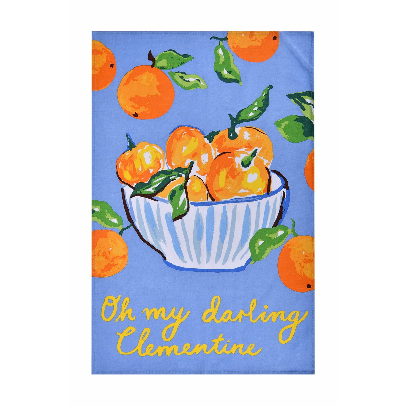 Cotton Tea Towel Ulster Weavers Summer Fruits 100% Cotton Blue