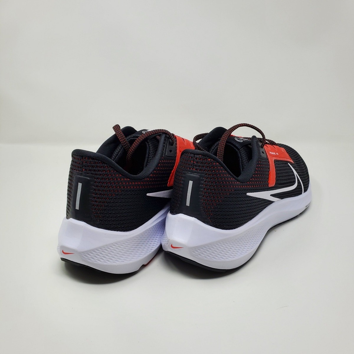 Nike Air Zoom Pegasus 40 Black Light Crimson Red White Men Size 9 DV3853-003 Nike Air Zoom Pegasus 40 Black Light Crimson Red White Men  main image 2