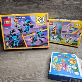 Lego Creator Lot of 3: 31062 + 31140 71413 Robo Explorer 3 in 1 Retired Gift New