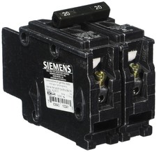 SIEMENS BQ2B020 20A 240V Circuit Breaker