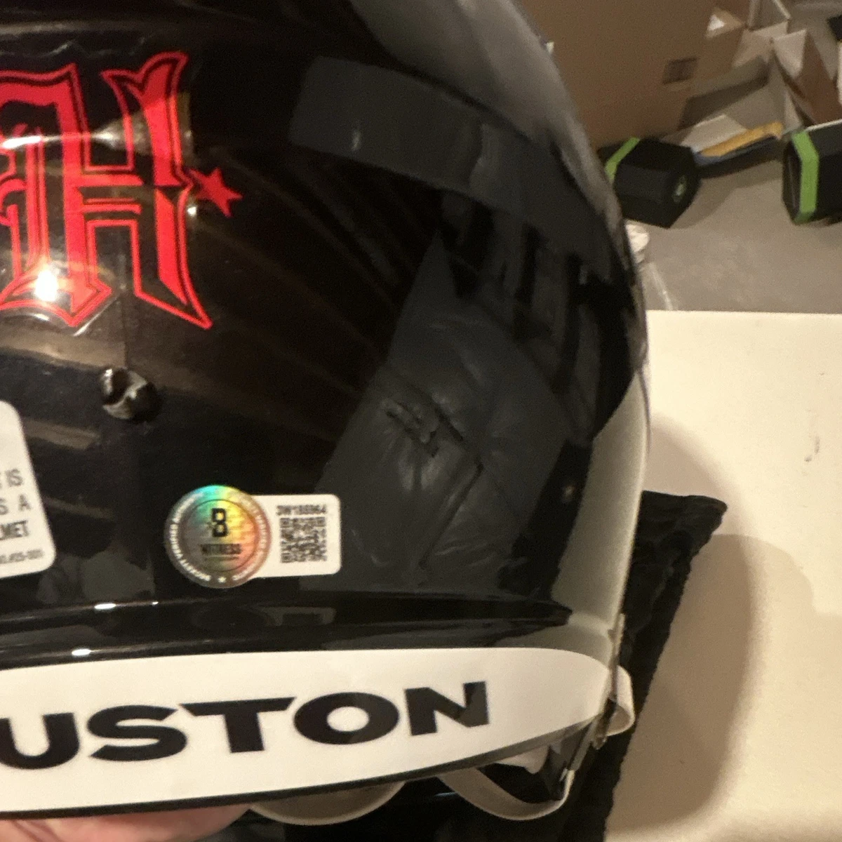 Nico Collins Autographed Houston Texans Full SizeHelmet, Beckett certified