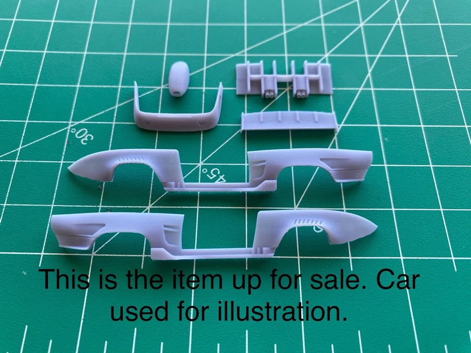 Kit de carrocería de arrastre Pro Mod escala 1/64 para Hotwheels Plymouth Superbird Diecast personalizado Foto 2 de 4