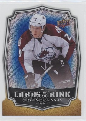 2014-15 Upper Deck Overtime Lords of the Rink Blue 13/25 Nathan MacKinnon 00d2