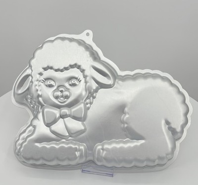 Wilton Cake Pan Vintage 1990 Little Lamb Mold 2105-2515 Easter Birthday Party