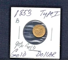 1853 Gold Dollar — photo from another recent sale