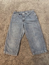 Levi's 577 Women's Vintage Jeans 12 Cropped Wide Leg Raw Hem USA Made