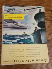 1943 VTG Orig Magazine Ad Alcoa Aluminum Company Because These Are Our Sons