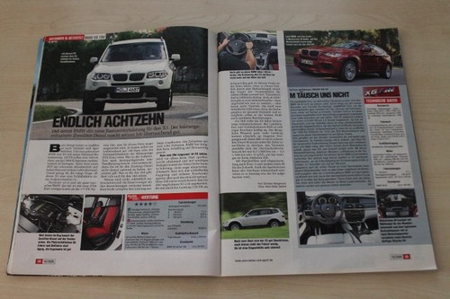 Auto Motor Sport AMS 16/2009 BMW X3 18d mit 143PS im Fahrbericht auf einer Seite