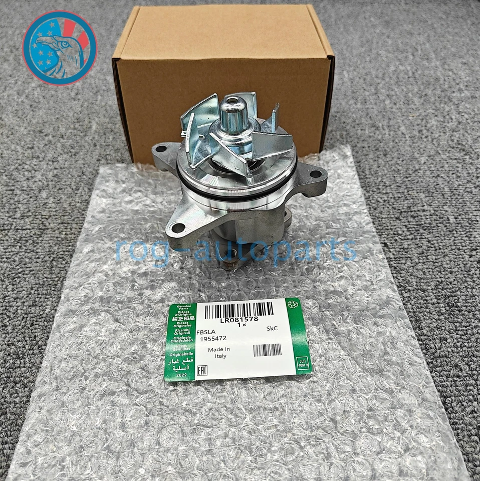 New Water Pump For Land Range Rover Evoque LR2 Discovery Sport 2.0L LR081578 Foto 2 de 4