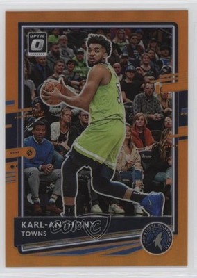 2020-21 Panini Donruss Optic Orange Prizm 119/199 Karl-Anthony Towns #79 6o3