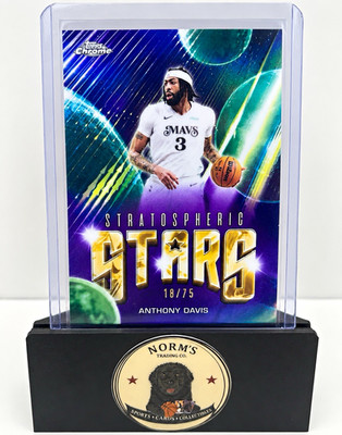 Topps Chrome 2026 Stratospheric Stars Anthony Davis ST-6 Mavericks 18/75