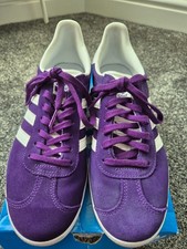 womens adidas gazelle trainers size 6 purple