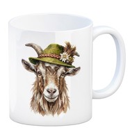 Ziege Mit AlpenläNdischem Trachtenhut Kaffeebecher
