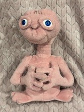 1988 Vintage E.T. Plush Doll Toy Light Purple 9.5" Appl