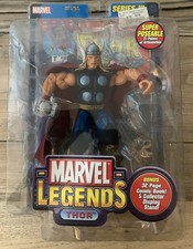 TOY BIZ Marvel Legends Series III 3 THOR Includes Comic Book & Display Stand