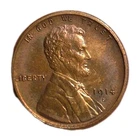 1914-S Lincoln Cent .01. Attractively Toned - AU Detail
