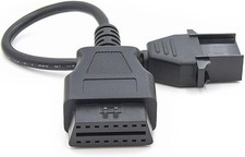 8 Pin OBD to 16 pin OBD2 Diagnostic Adapter Cable for Trucks