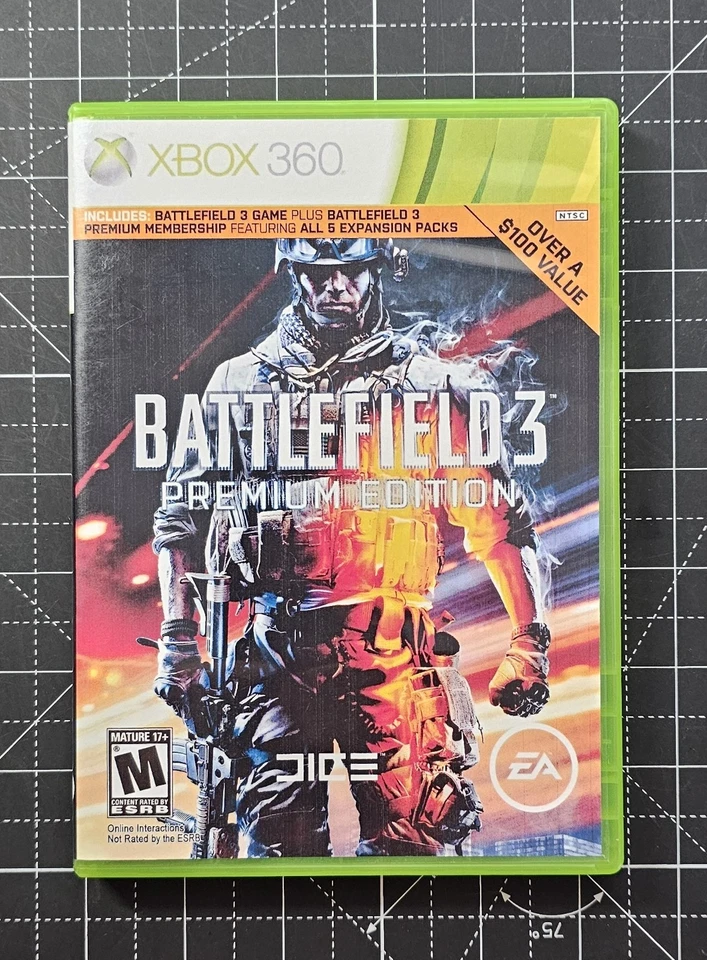 Xbox 360 Battlefield 3 Custom Case - NO Game NO Manual - Image 2 of 3