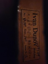 Ivan Dunov VA140 14" Acoustic Viola Brown with Case and Bow