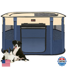 Dog Pet Playpen, Foldable Puppy Play Pen, Portable Kitten Cage, 3 Sizes