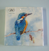 20 Servietten Eisvogel Winter 1 Packung OVP Motivservietten IHR Zweig Schnee