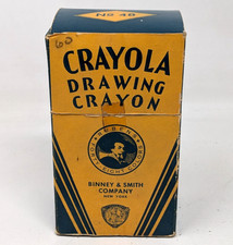 Vintage Binney Smith Crayola Drawing Gold Medal Crayons Rubens 48 Colors USA