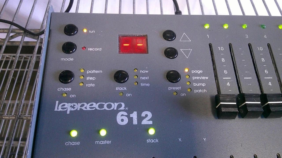 Leprecon LP-600 6 Channel DMX Lighting Console Controller Board 90-21-0022 - Image 4 of 4